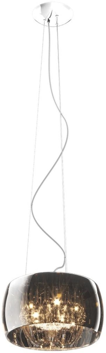 Zuma Line Crystal lampa wisząca 5x42W chrom/szkło dymione/kryształ P0076-05L-F4FZ