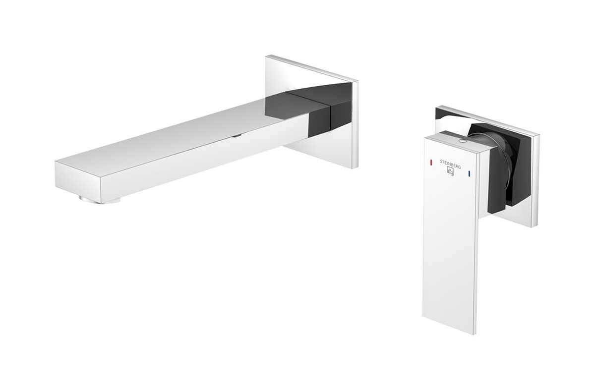 Steinberg 160 bateria umywalkowa podtynkowa chrom 1601802