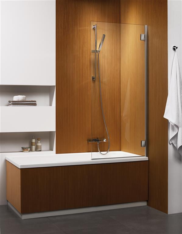 Radaway Carena PNJ I parawan nawannowy 67 cm prawy chrom/szkło przezroczyste 1202101-101R