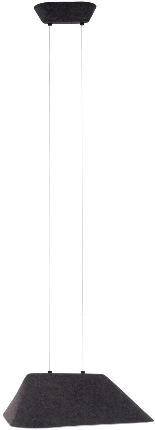 MaxLight Carbon lampa wisząca 1x8 W czarna-szary/popielaty P0567