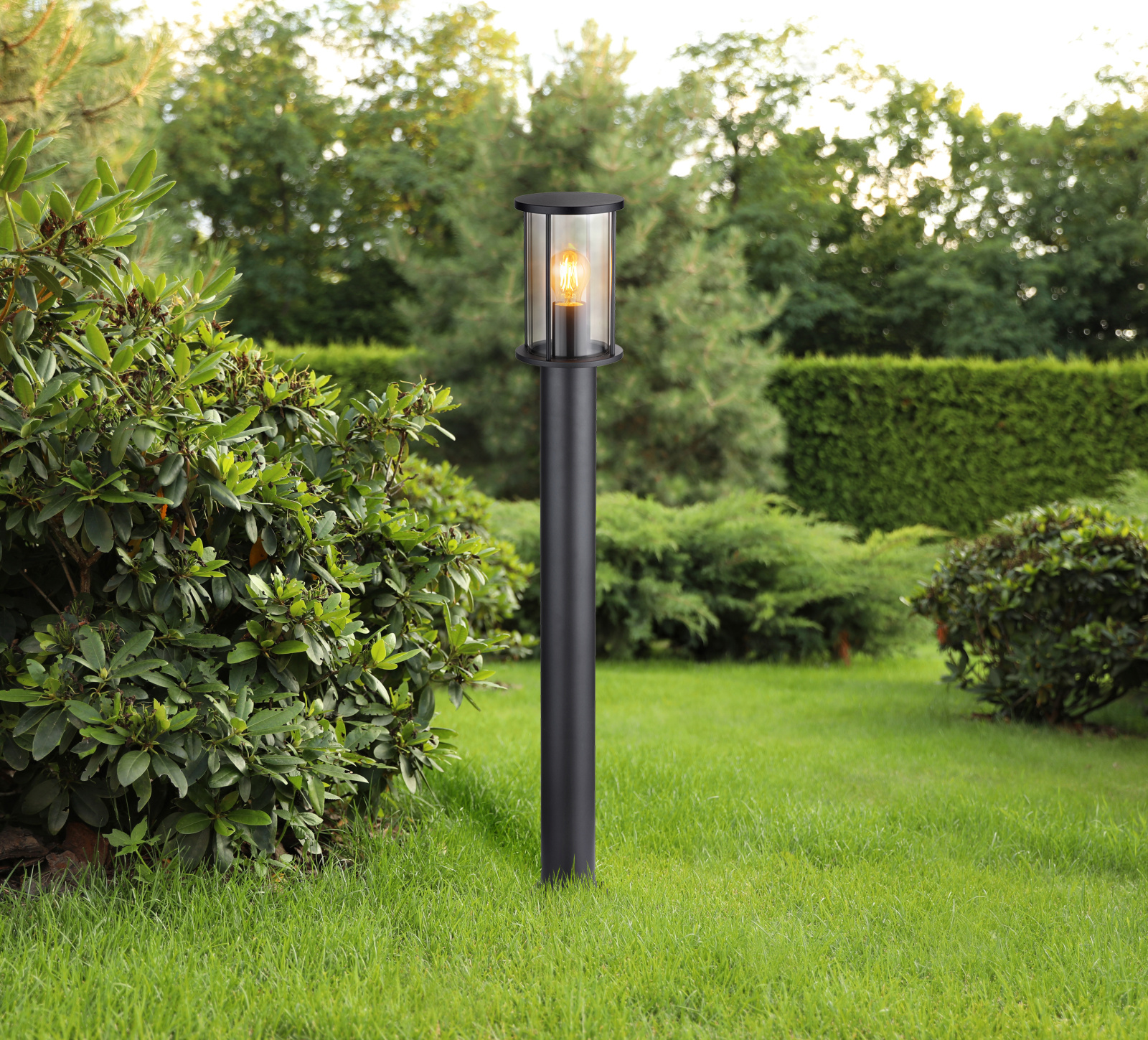 Globo Lighting Gracey lampa stojąca zewnętrzna 1x60W czarny mat 31363