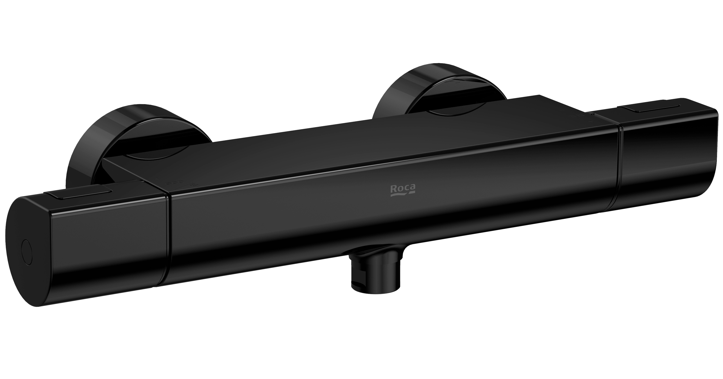 Roca T-1000 bateria prysznicowa ścienna termostatyczna czarna A5A142ECN0