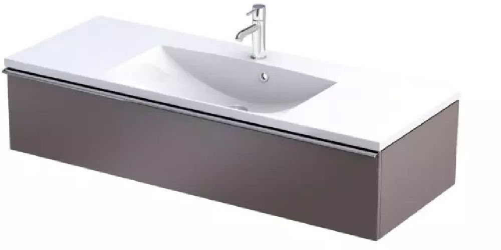 Oristo Etna szafka 120 cm podumywalkowa wisząca brązowy mat OR52-SD1S-120-21