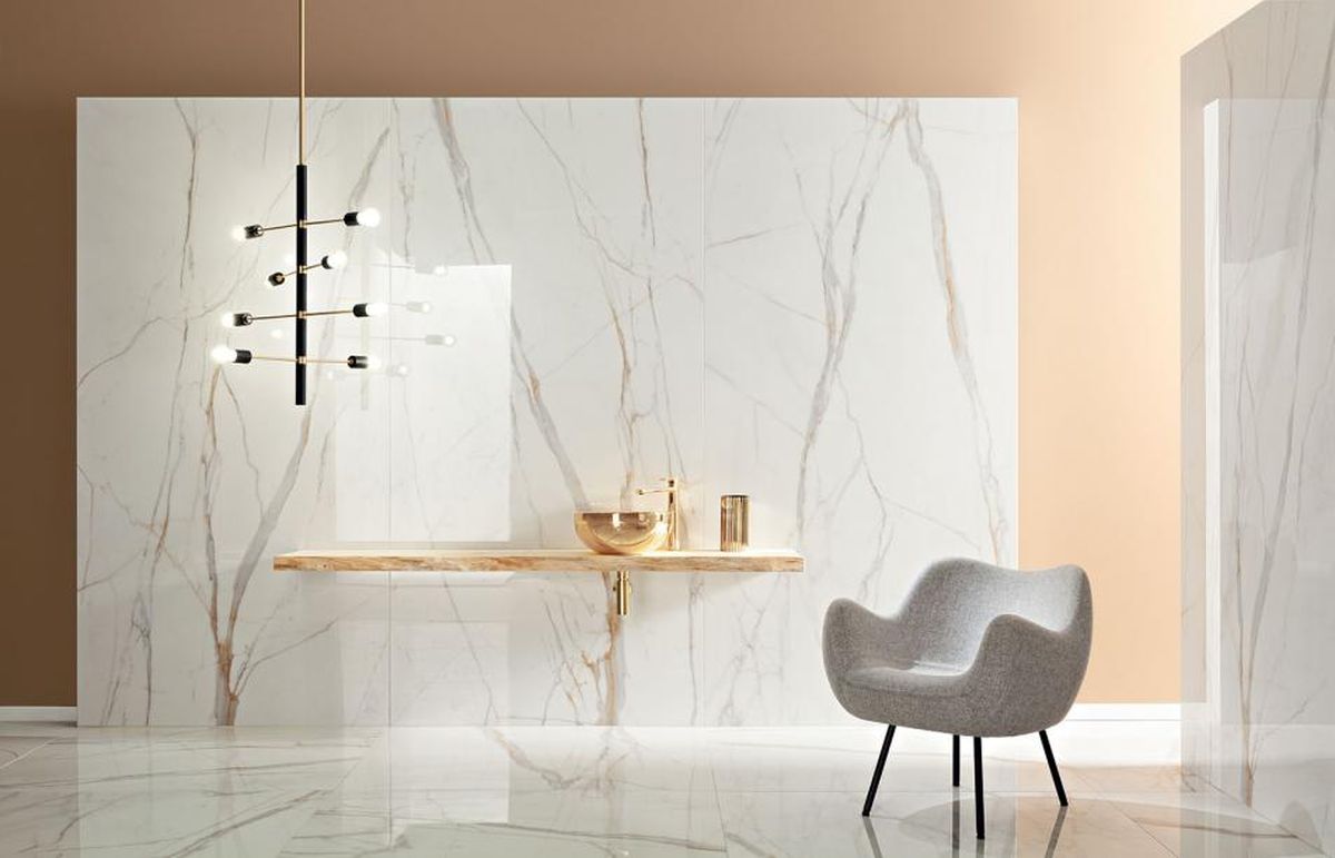 Tubądzin Marmo d'Oro Pol płytka podłogowa 119,8x119,8 cm