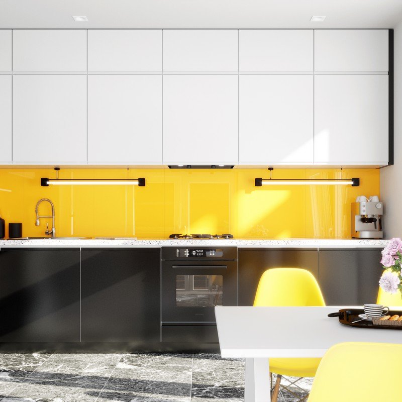 Globalo Design Floweri okap kuchenny 60 cm podszafkowy czarny FLOWERI_60_2_BLACK