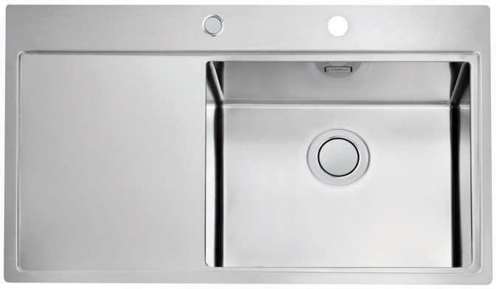 Alveus Pure zlewozmywak stalowy 86x52,5 cm stal 1149518