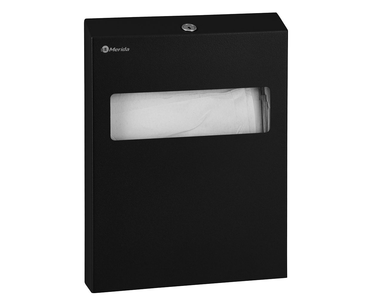 Merida Stella Black Line pojemnik na podkłady higieniczne czarny mat GSC001
