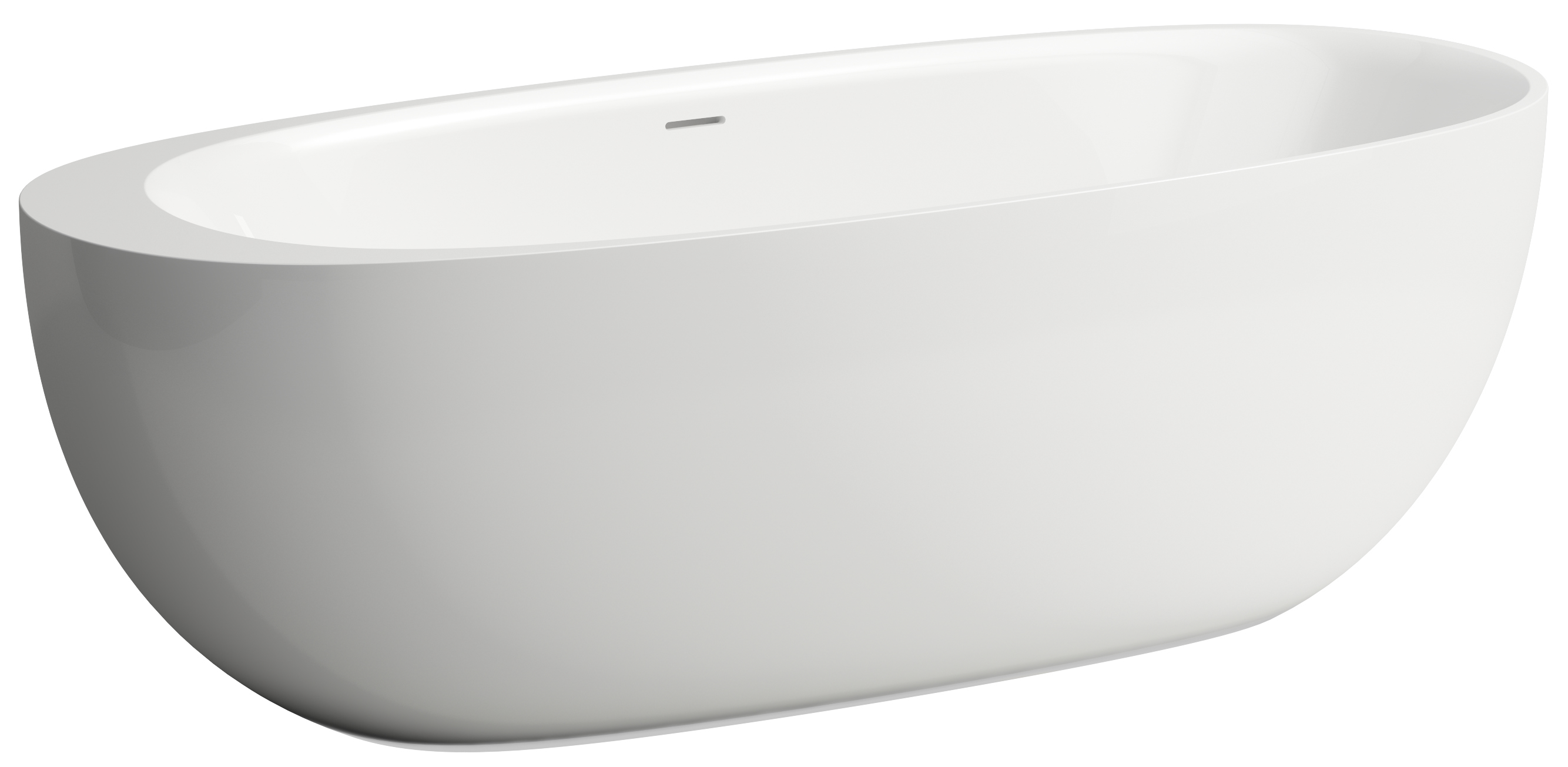 Laufen Il Bagno Alessi wanna wolnostojąca 185x80 cm owalna biała H2209720000001