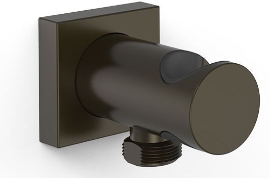 Tres przyłącze kątowe z uchwytem czarny brąz 21118221KMB