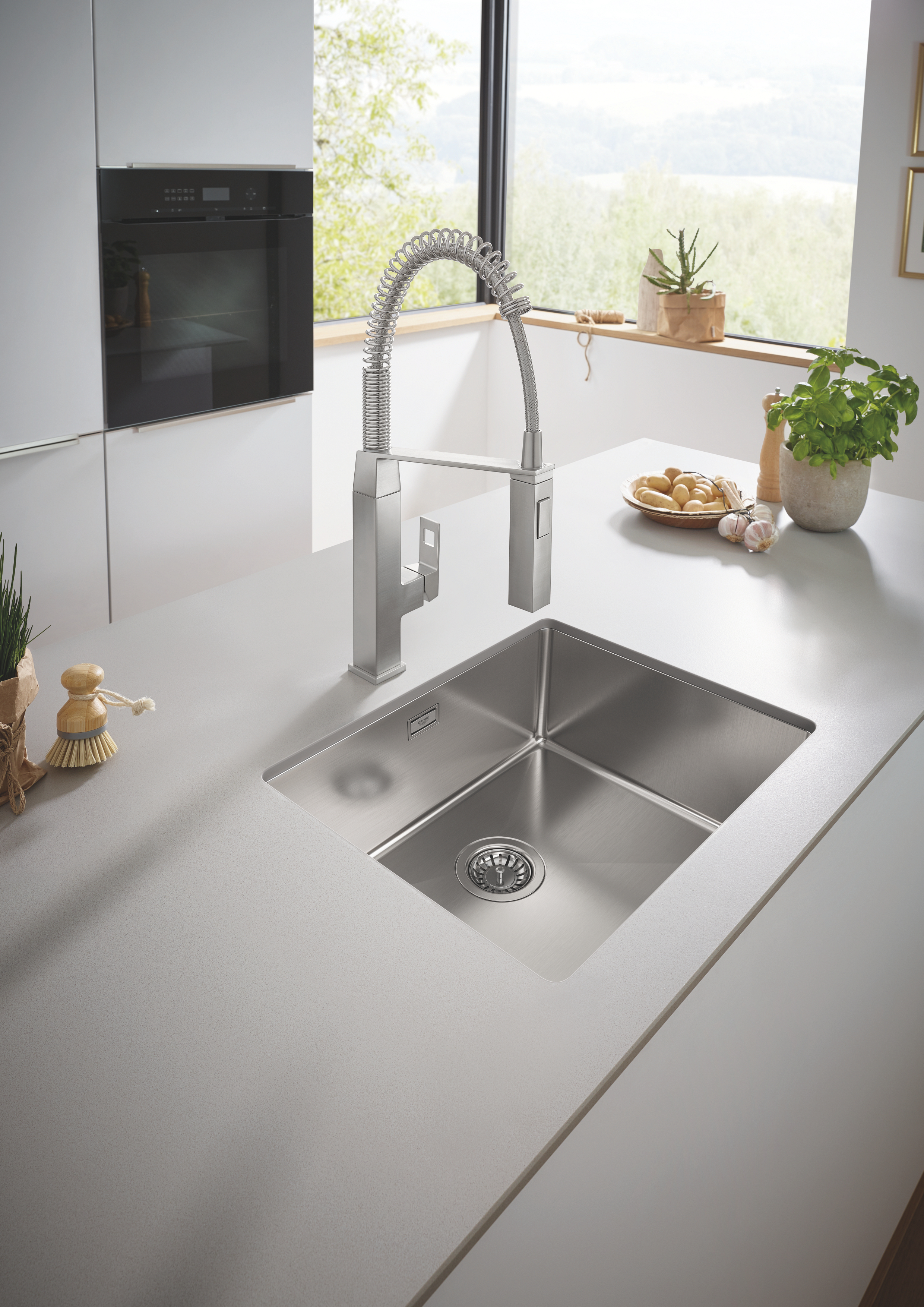 Grohe K700 zlewozmywak stalowy 55x45 cm satyna 31574SD1 - Wysyłka w 24h