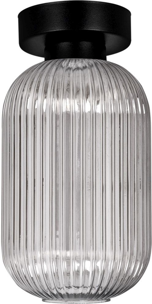 Kaja Silva lampa podsufitowa 1x15 W czarna-grafitowa K-5752