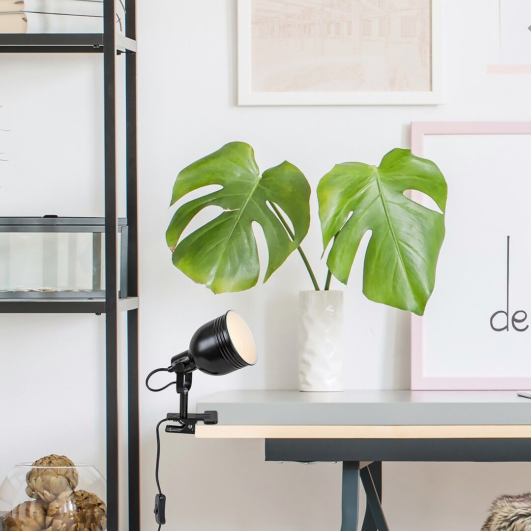 Rabalux Flint lampa stołowa 1x25W czarna 3092