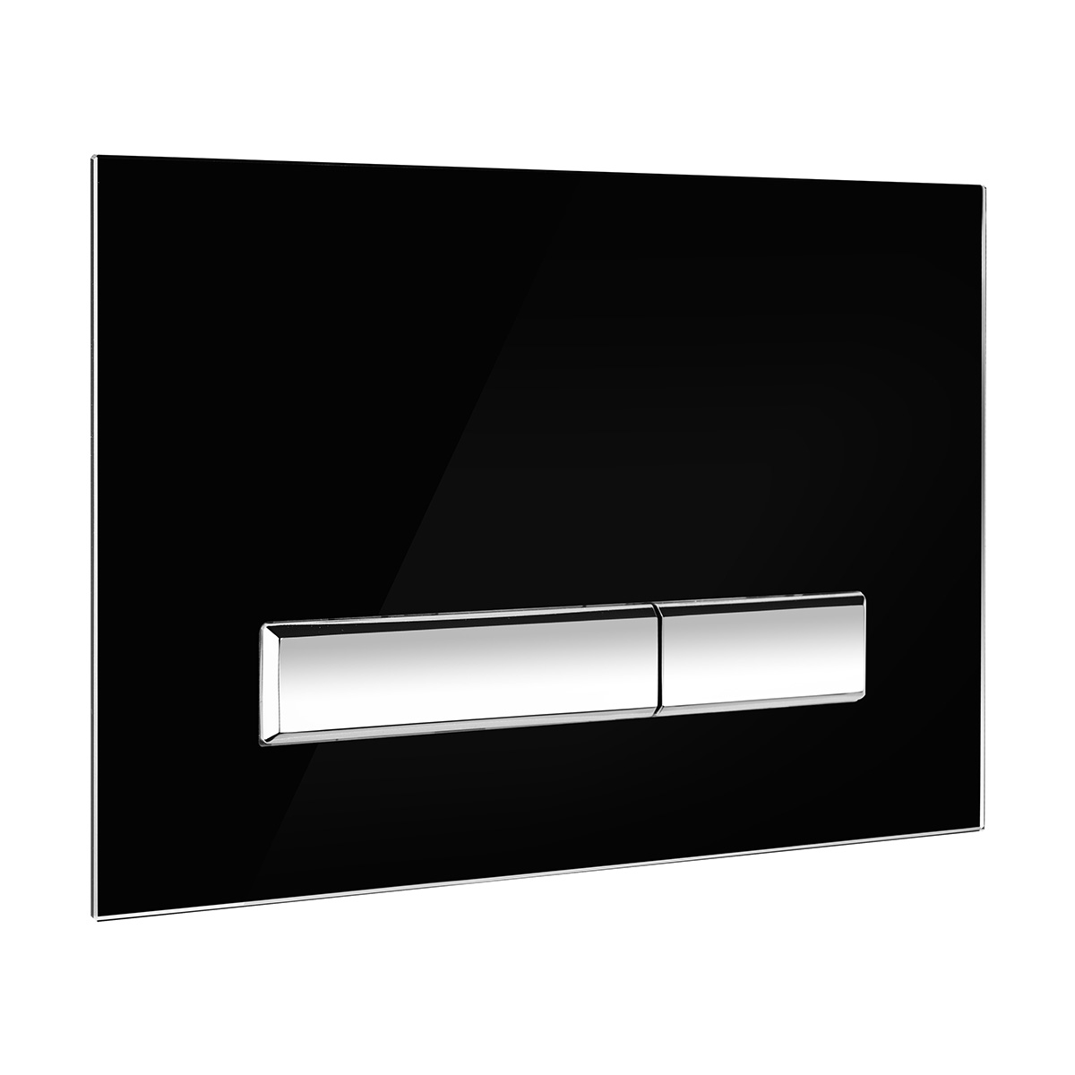 Oltens Torne przycisk spłukujący do WC czarny/chrom 57200310 - Wysyłka w 24h