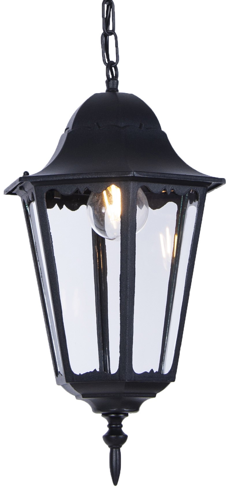 Kaja Lozana lampa wisząca zewnętrzna 1x60W czarna K-5006HCZARNY