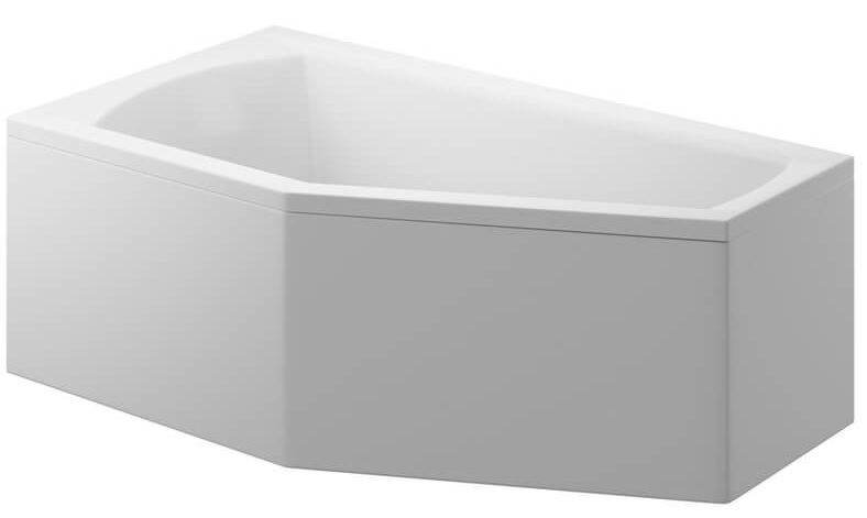 Polimat Selena obudowa do wanny 150 cm narożna prawa/lewa biała 00388