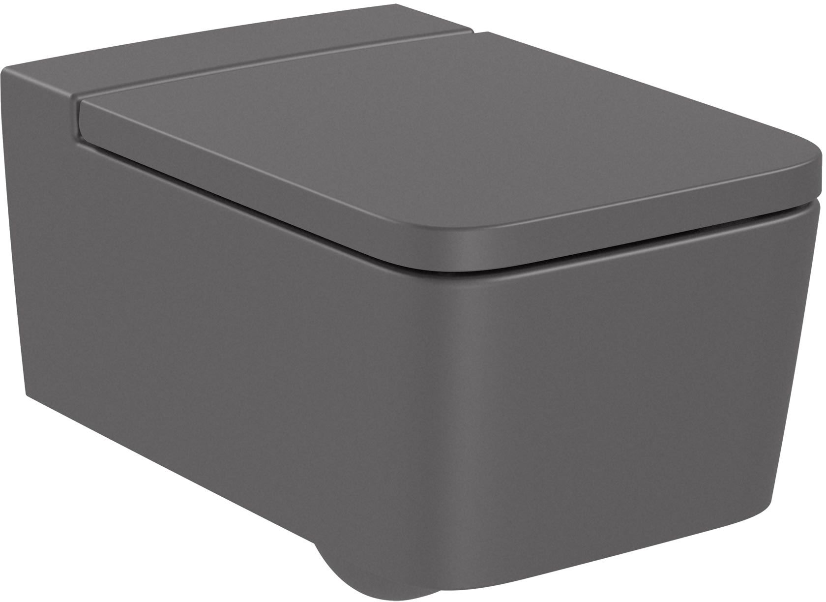 Roca Inspira miska WC wisząca bez kołnierza onyx A346537640 - Wysyłka w 24h