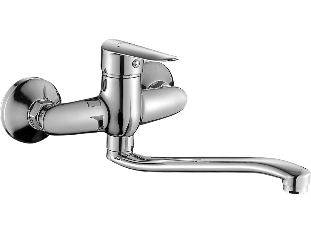 Kuchinox Cento bateria kuchenna ścienna chrom BKC080D