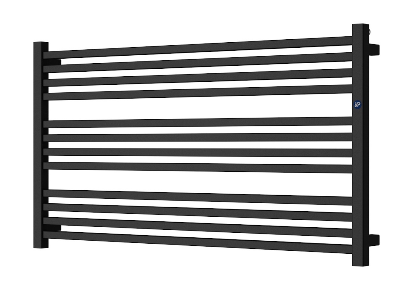Instal Projekt Stick Level grzejnik łazienkowy drabinkowy 55,5x100 cm czarny mat STIL-100/60ZNC31