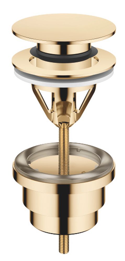 Dornbracht zestaw odpływowy z korkiem okrągły z przelewem mosiądz 10125970-09