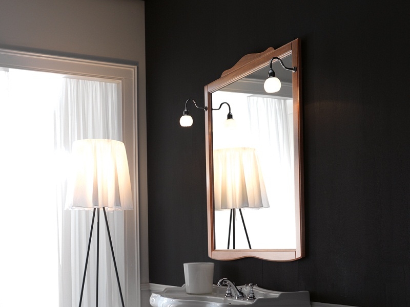 Kerasan Retro lustro 116x92 cm rama orzech 734540 - Wysyłka w 24h