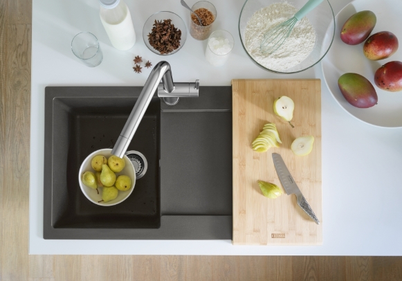 Franke Maris zlewozmywak granitowy 78x50 cm łupkowy szary 114.0716.343