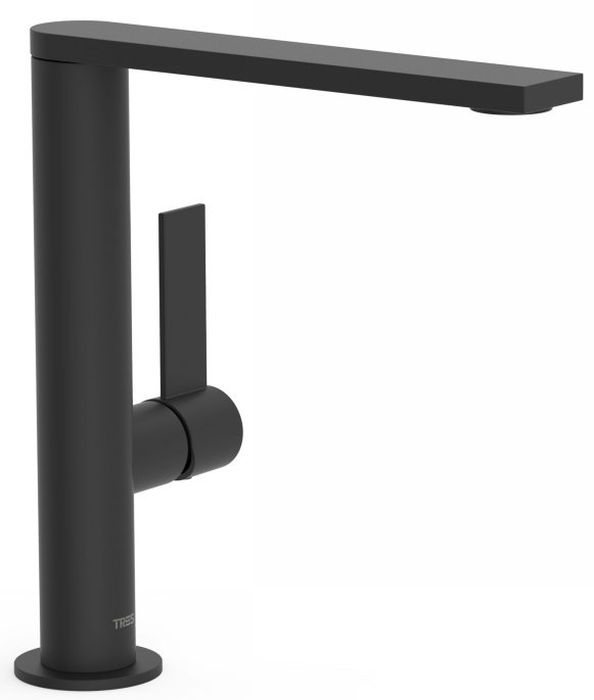 Tres Project bateria umywalkowa stojąca wysoka czarny mat 211.305.01.NM - Wysyłka w 24h