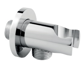 Ferro przyłącze kątowe węża z uchwytem chrom PKN14 - Wysyłka w 24h