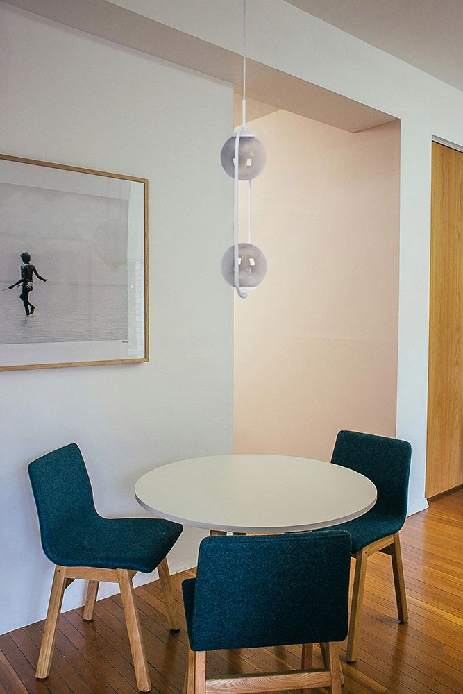 Kaja Arlena lampa wisząca 2x40 W biała K-5303