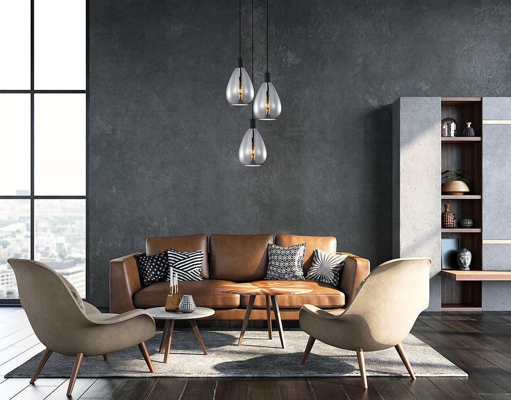 Italux Zulo lampa wisząca 3x40 W czarna PND-27812-3A-BK-SG