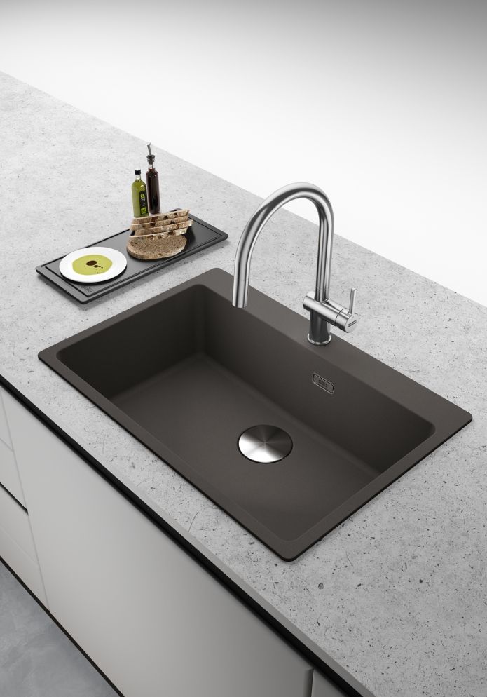 Franke Maris MRG 610-73 FTL zlewozmywak granitowy 78x50 cm łupkowy szary 114.0716.337