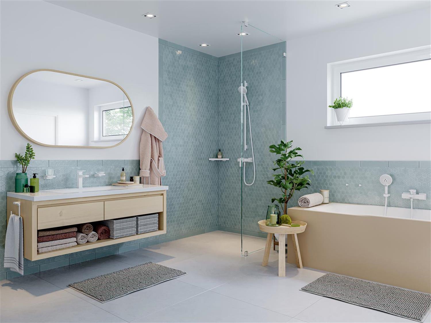 Hansgrohe Metropol bateria prysznicowa ścienna biały mat 32560700