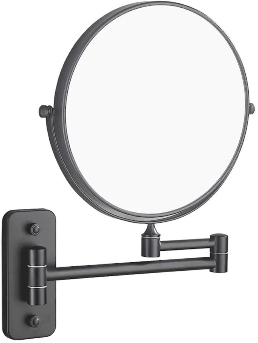 Stella lusterko kosmetyczne 26x32 cm okrągłe czarny 22.01230-B