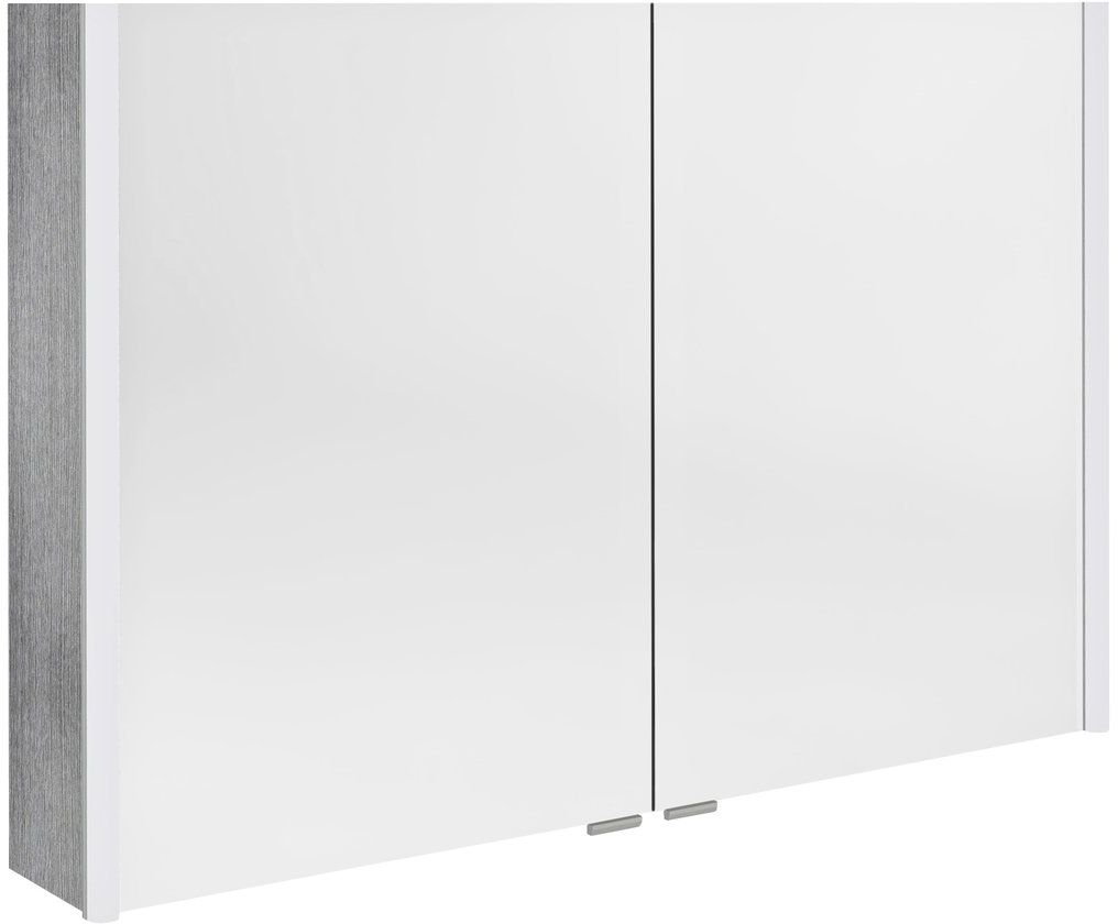 Sapho Alix szafka 106 cm lustrzana z oświetleniem LED dąb srebrny AX106-0011