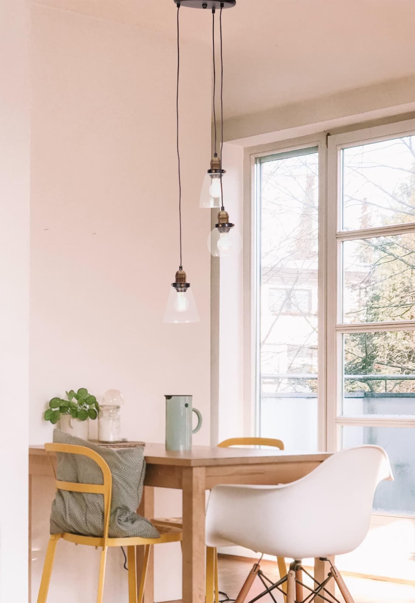 Kaja Samanata lampa wisząca 3x40W czarna K-8036B-3