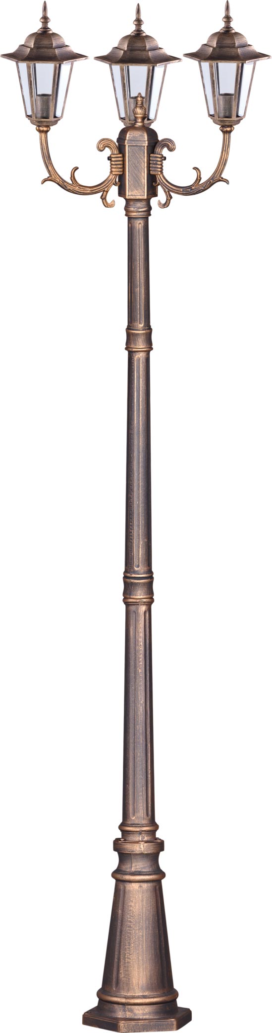 Kaja Standard lampa stojąca zewnętrzna 3x60W czarna/złota K-7009A2/3CZARNY/ZŁOTY