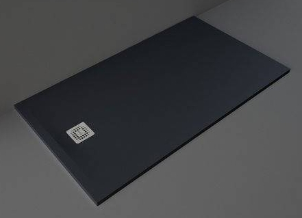 Rak Ceramics Feeling brodzik 90x160 cm prostokątny Raksolid czarny RFST090160S504