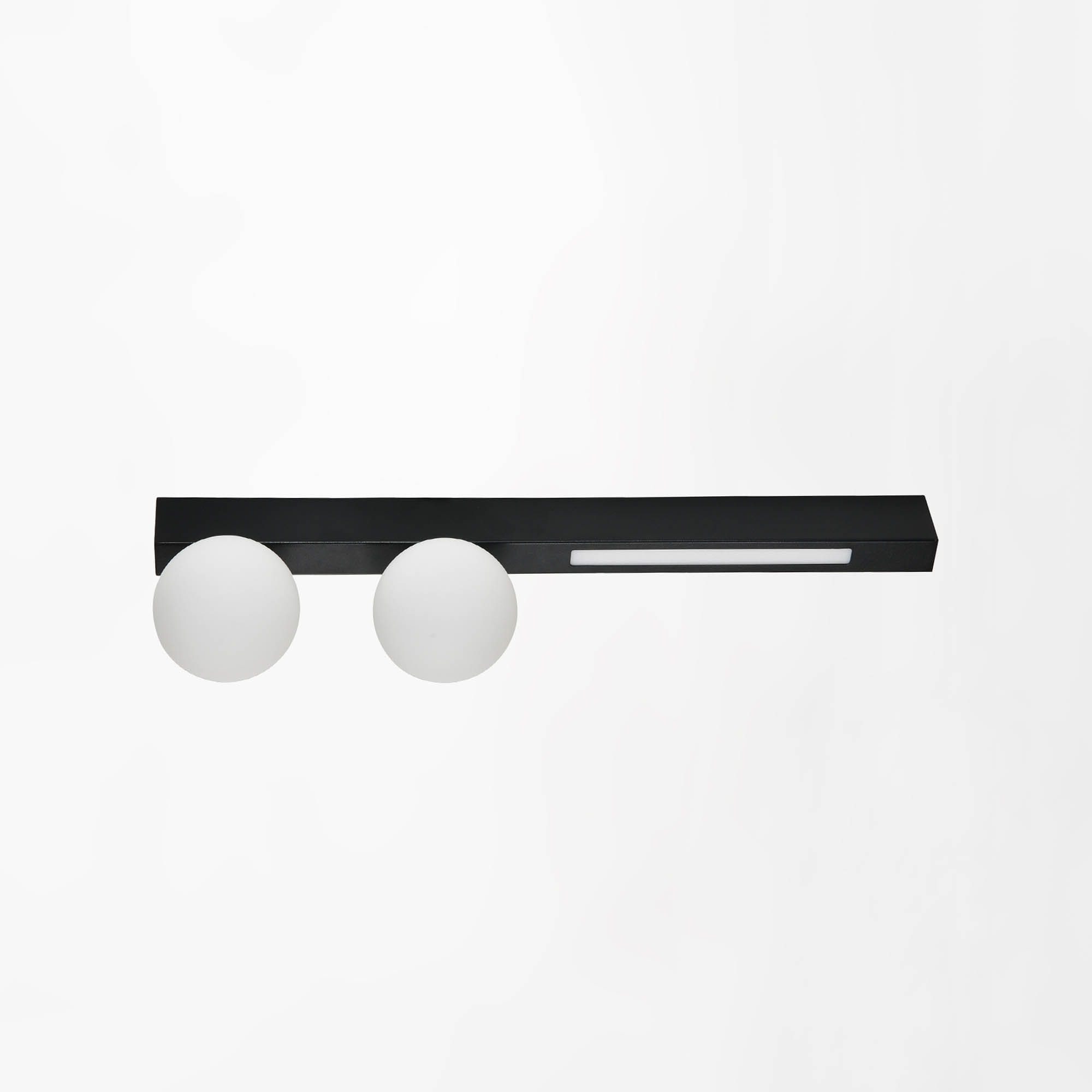 Zuma Line Lund lampa podsufitowa 2x40 W 1x6 W biała-czarna W231102-2