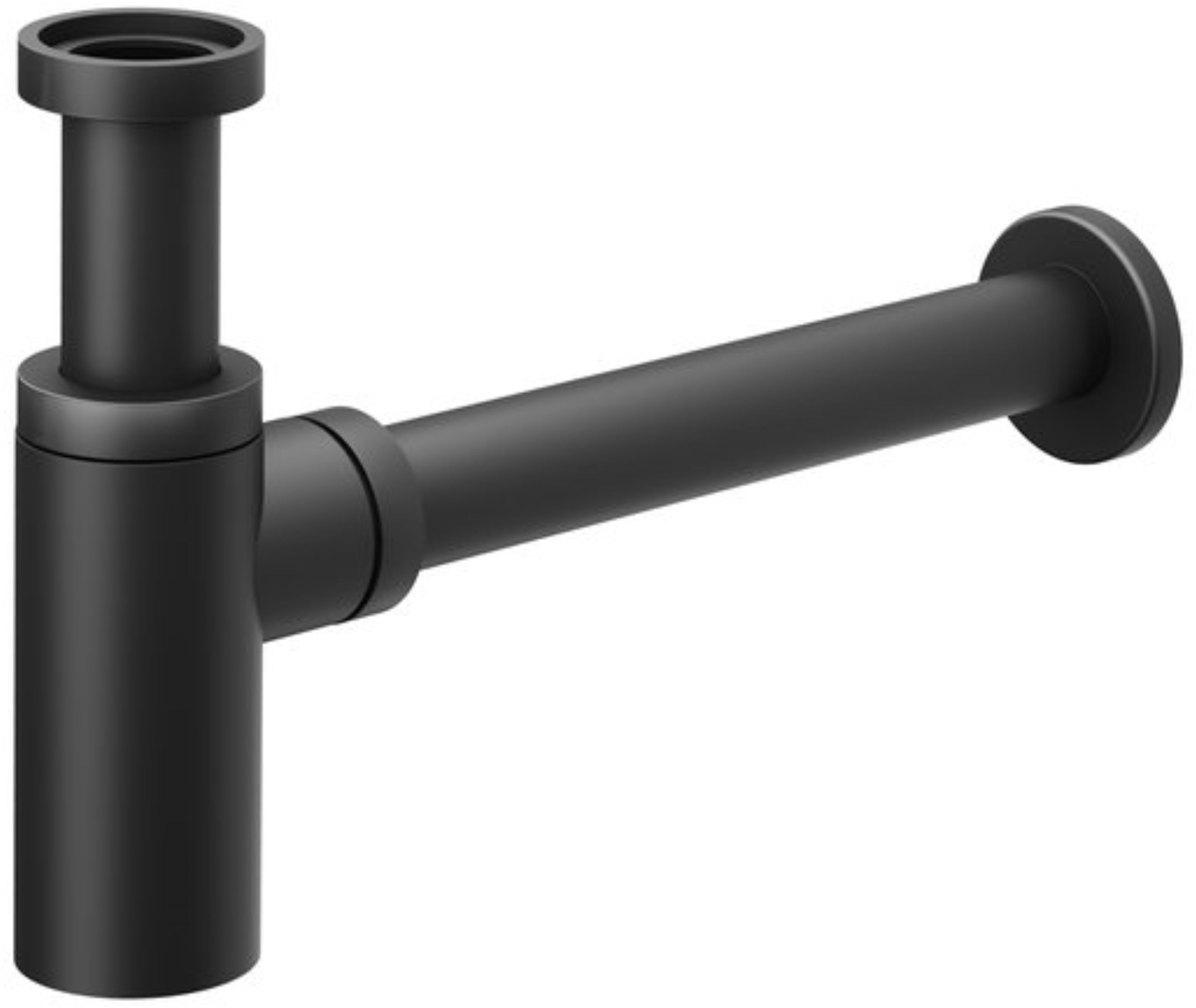 Ravak syfon do umywalki butelkowy czarny X01747