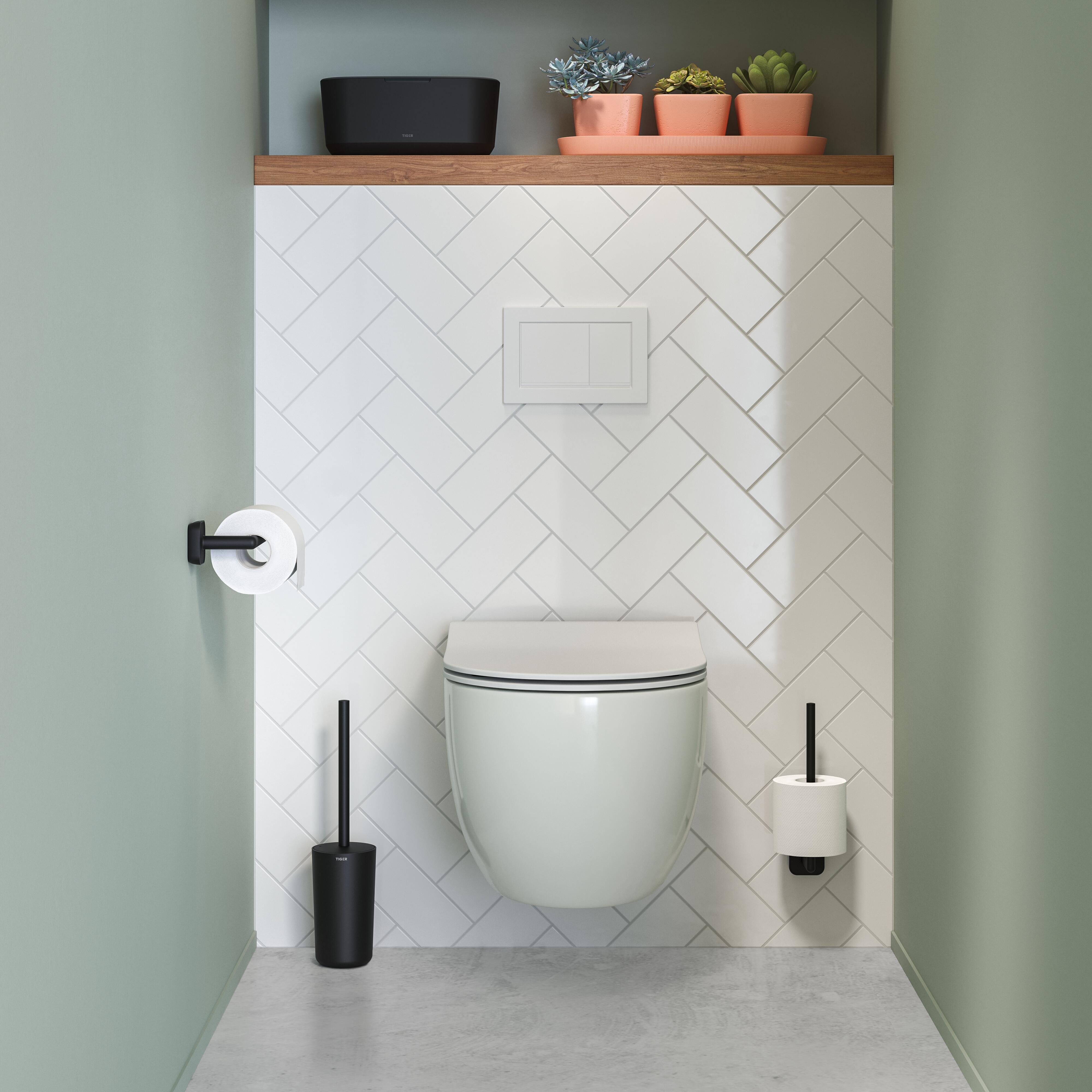 Tiger Carv uchwyt na papier toaletowy czarny 800237 - Wysyłka w 24h