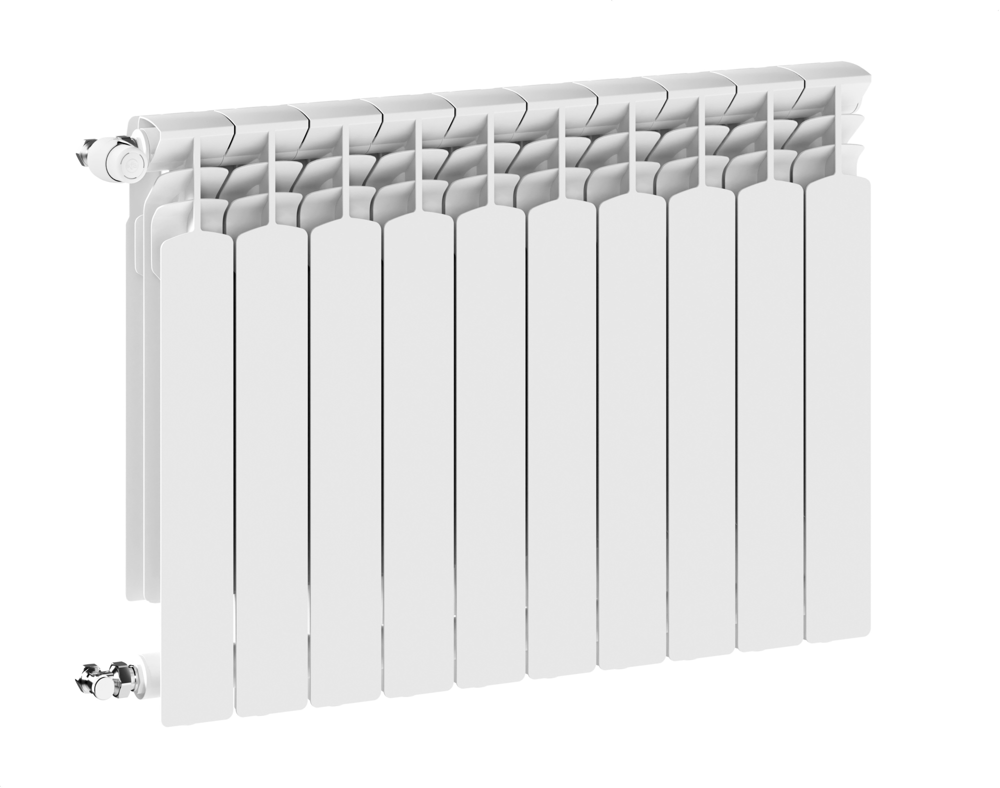 KFA Armatura G600F/10 grzejnik pokojowy 67,2x80,5 cm biały 772-100-44