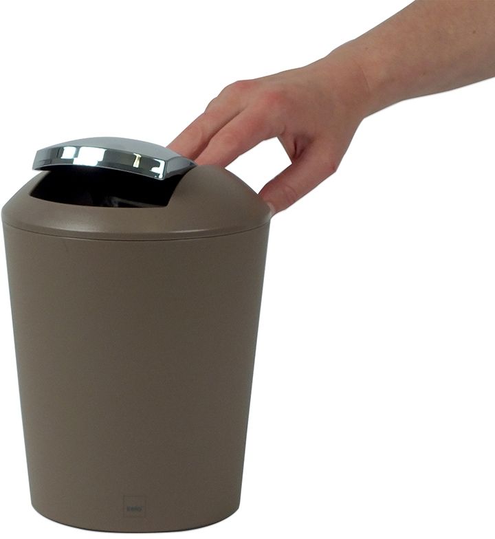 Kela Marta kosz na śmieci 1,7 l taupe 22273 - Wysyłka w 24h