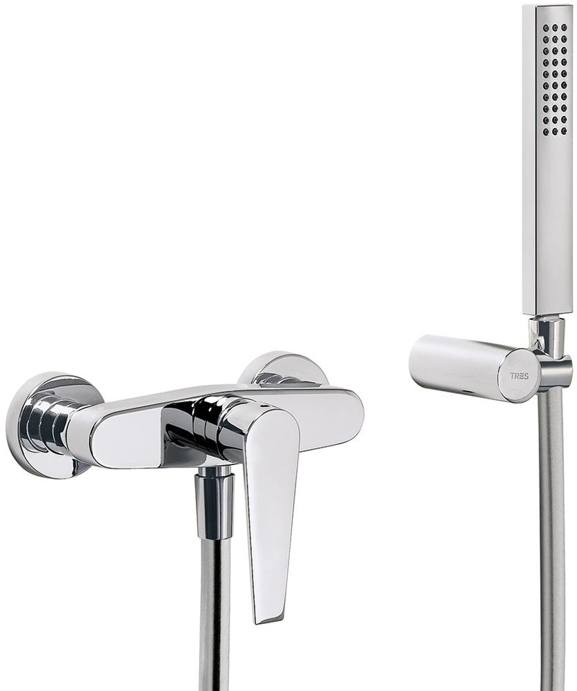Tres Class-Tres bateria prysznicowa ścienna chrom 205.167.01