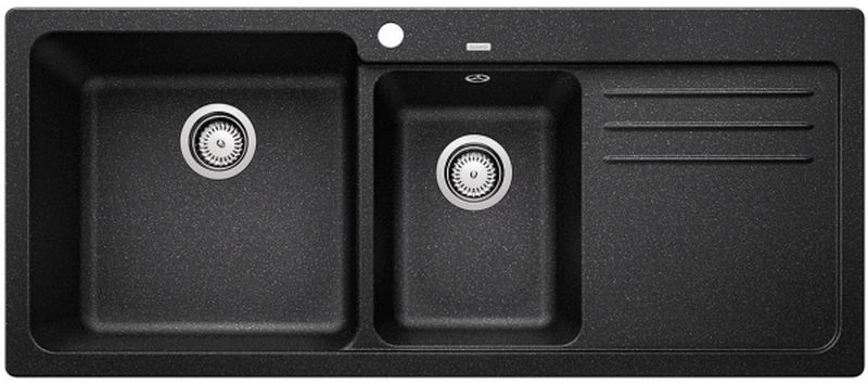 Blanco Naya 8 S zlewozmywak 116x50 cm z Silgranit PuraDur antracyt 519654