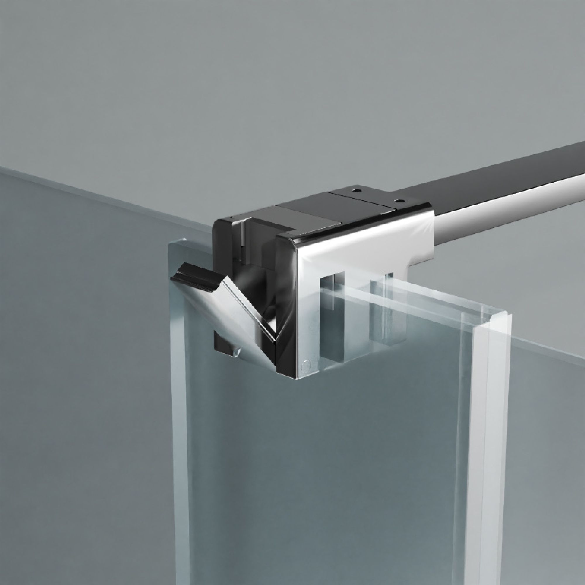 Excellent Ortigo drzwi prysznicowe 120 cm rozsuwane chrom połysk/szkło przezroczyste KAEX.5007.01.1200.LP1/2 - Wysyłka w 24h