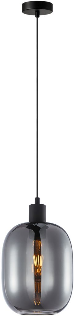 Italux Talia lampa wisząca 1x40 W czarna PND-36479A-1-BK-SG