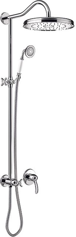 Tres Monoclasic zestaw prysznicowy podtynkowy z deszczownicą chrom 242.177.03