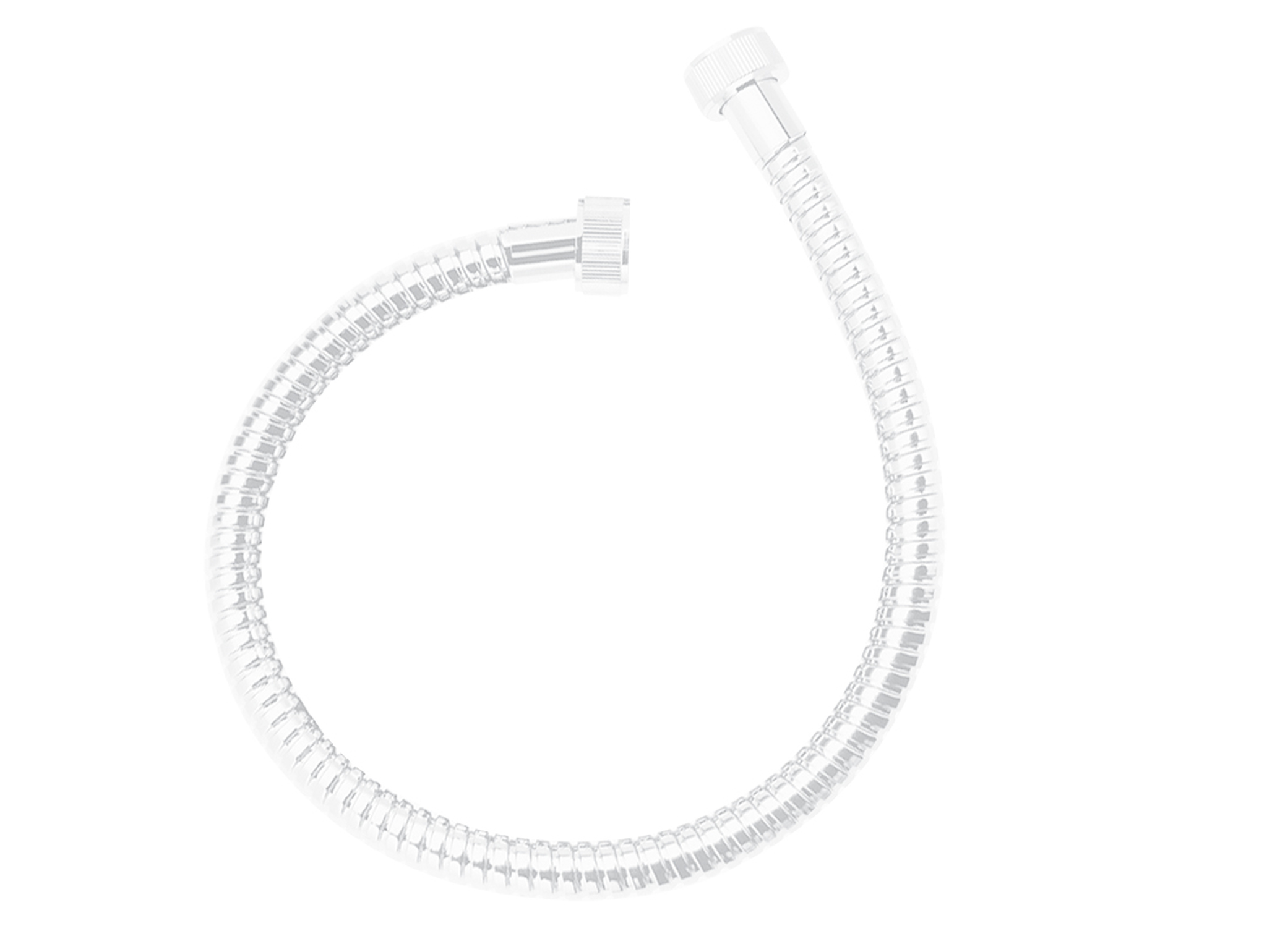 Laveo Arno wąż do baterii 70 cm biały CRA6PTD