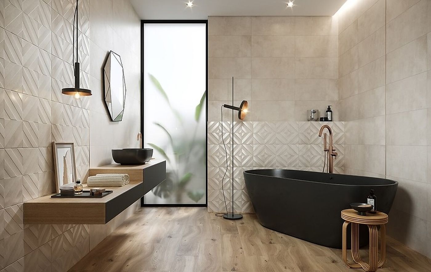 Cersanit Fara taupe matt płytka ścienna 29,7x60 cm