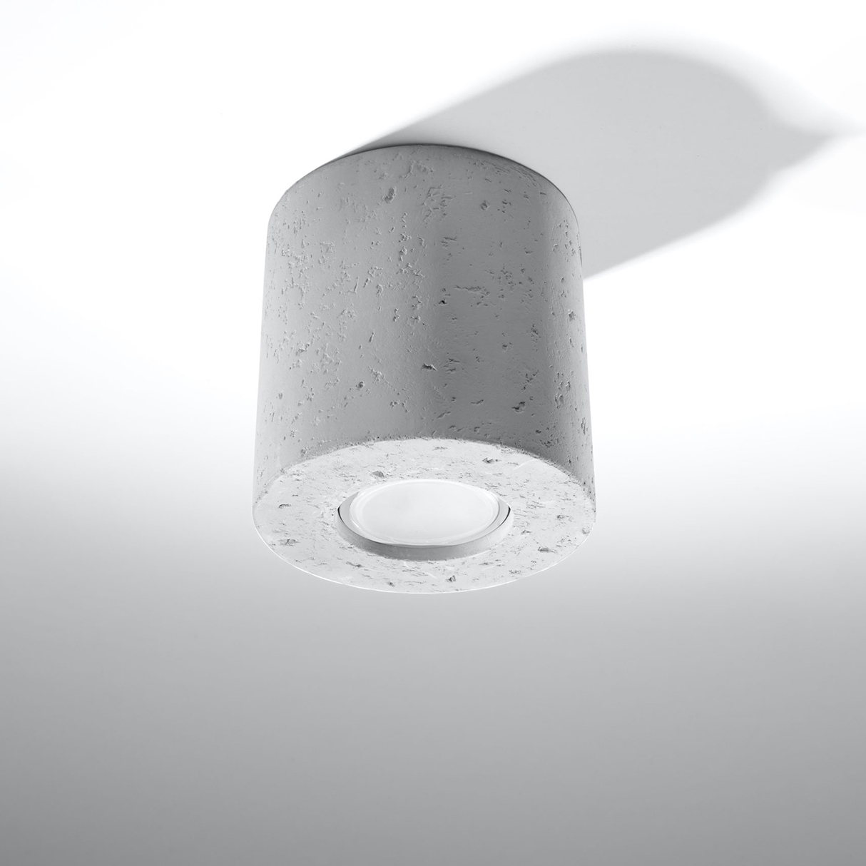 Sollux Lighting Orbis lampa podsufitowa 1x6W szary SL.0488