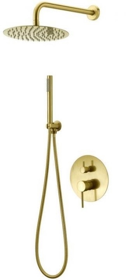 Rea Lungo Gold zestaw prysznicowy podtynkowy złoty REA-P4110 - Wysyłka w 24h